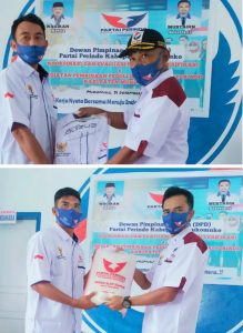 Sambut Nataru, DPD Perindo MM Bagikan Beras Untuk DPC dan Kader Partai