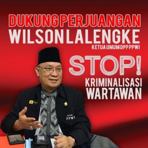 Legalisasi “Law As a Tool of Crime” di Penangkapan Wilson Lalengke Penulis : Heintje G. Mandagi Ketua Dewan Pers Indonesia dan Ketum DPP SPRI
