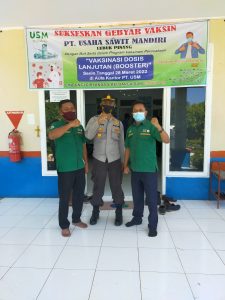 Sukseskan Program Pemerintah, PT.USM Gelar Kegiatan Vaksinasi