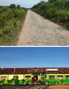 Guru dan Siswa SMKN 1 MM Keluhkan Kondisi Jalan Menuju Sekolah