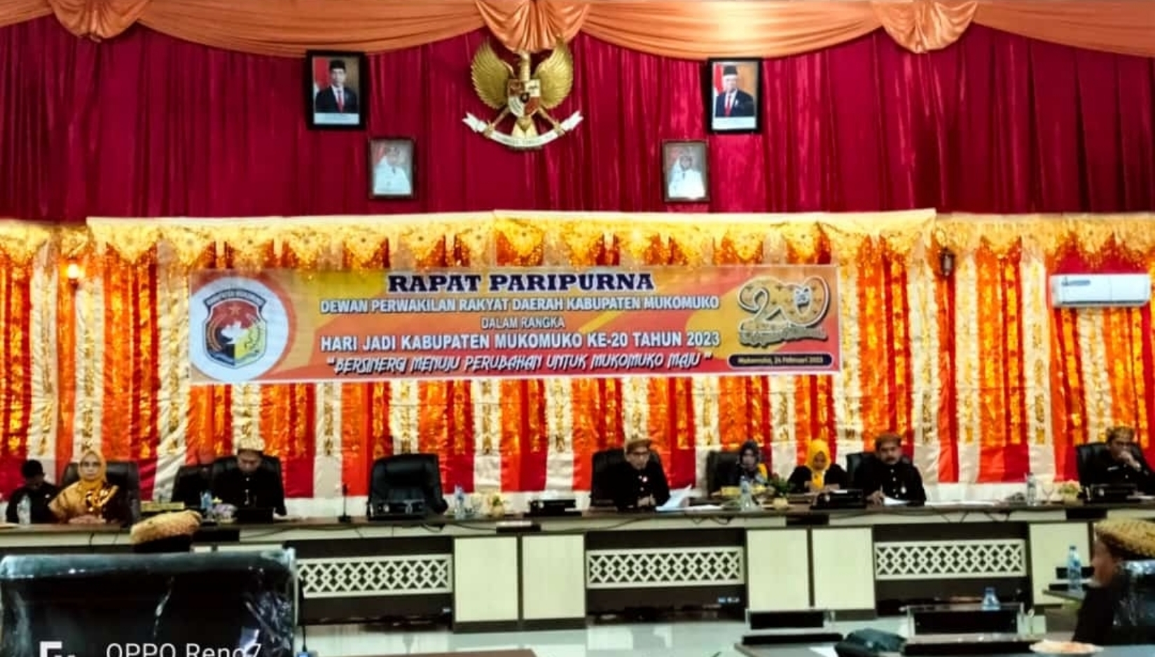 Sidang Paripurna HUT MM Ke 20 Tahun 2023