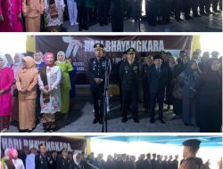 Puncak Hut Bhayangkara Ke 77 Polres MM Gelar Upacara
