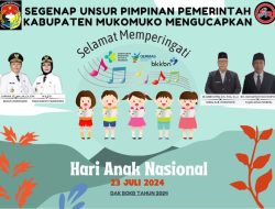 Ucapan Selamat Hari Anak Nasional Cegah Stunting