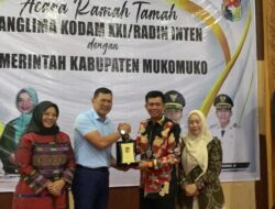 Pemkab Mukomuko Gelar Ramah Tamah Dengan Pangdam XXI/Radin Inten