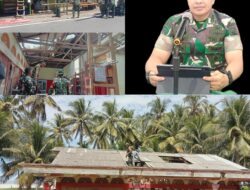 TNI Bersama Rakyat, Gerak Cepat Kodim 0428/Mukomuko Bantu Perbaikan Rumah Warga Rusak Akibat Angin Puting Beliung